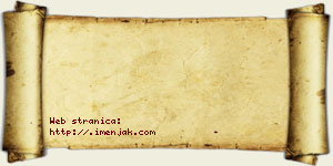 Jesenka Blaževac vizit kartica